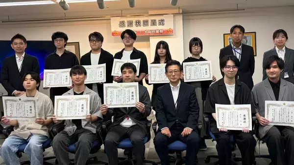 “悪質ホスト被害”学生らがPR動画つくり相談窓口を周知「高額請求で金銭トラブル」などのストーリーで伝える　大阪府警が感謝状