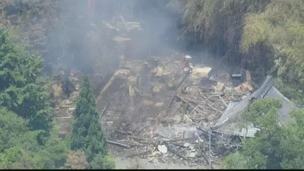 京都・亀岡市山中の寺で火災 山林にも延焼か消火活動中 住職の90代男性がやけど
