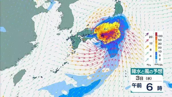 「【台風6号】6月の台風は珍しいが…湿った空気が梅雨前線を活発化⇒大雨になりやすい？3年前の“似た進路の台風”と比較　2日夜 〜3日午前に関西最接近おそれ…今知っておきたい「新たな防災気象情報」【気象予報士解説】」の画像