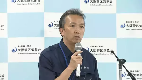 【速報】台風６号で「レベル４大雨危険警報」「レベル４土砂災害危険警報」発表おそれも　大阪管区気象台　前線による雨が予想より強まったケースを念頭に見解