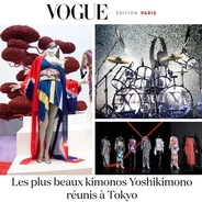 YOSHIKIが手がける“YOSHIKIMONO”が、『VOGUE』フランス版＆イタリア版に登場