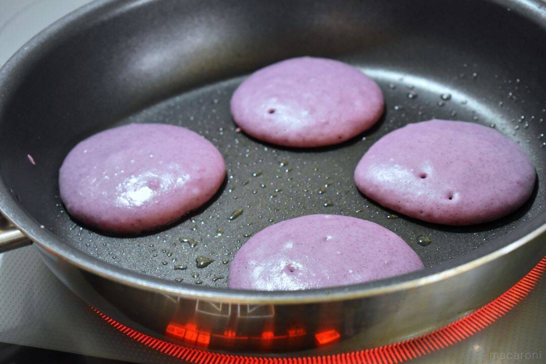 カルディの紫芋パンケーキミックスで作る！秋の簡単おうちスイーツ