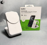 「ベルキンのQi2 25W対応3 in 1ワイヤレス充電スタンド「Belkin UltraCharge 3-in-1 Foldable Magnetic Charger」を試す」の画像1