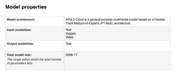 Apple、AFM 3 Cloudのモデルサイズは「500B〜1Tクラス・ラージモデル」と明らかに