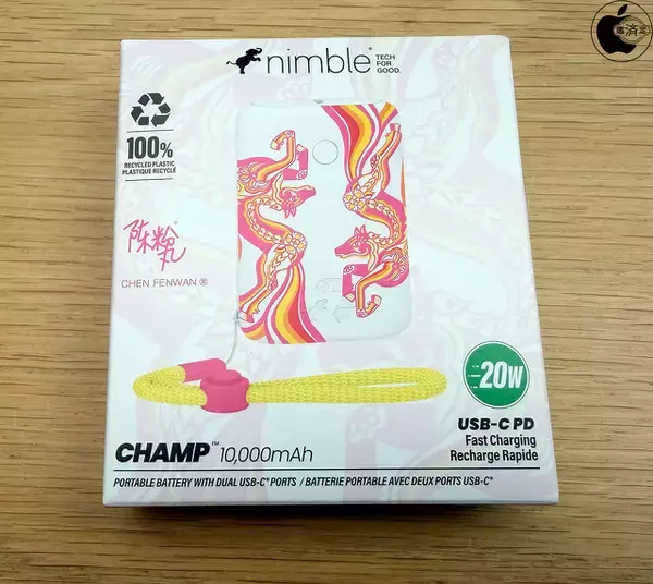 Apple Store、Nimbleのポータブルバッテリー「Nimble Champ Stretch 10K Charger Special LNY Edition」を販売開始