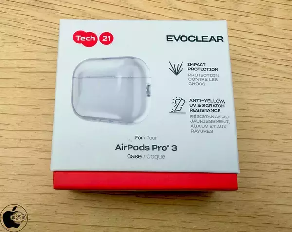 Apple、Tech21のAirPods Pro 3用ケース「Tech21 EvoClear Case for AirPods Pro 3」を販売開始