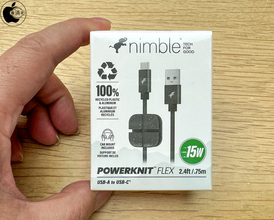 Apple Store、NimbleのUSB-A to USB-C充電ケーブル「Nimble PowerKnit USB-A - USB-C Cable（0.75m）」を販売開始