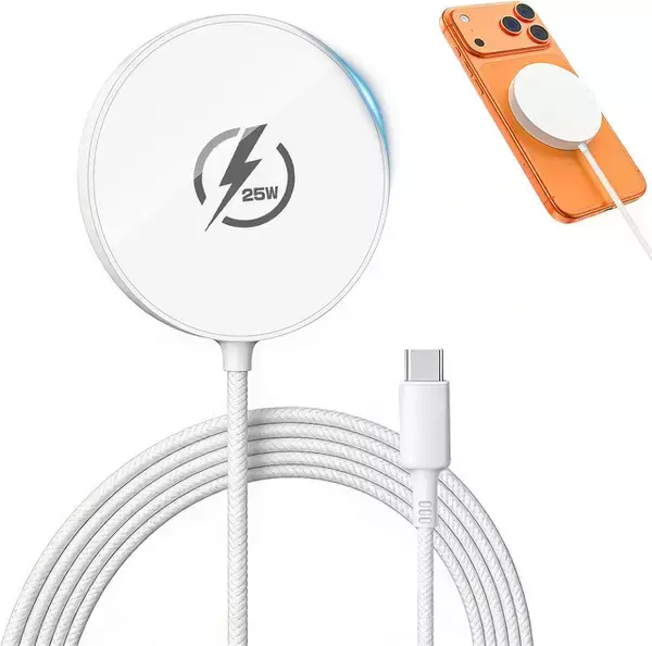 Amazon、FOYOUのQi2 25W対応ワイヤレス充電器「25W-SJC-BAI」を2,399円で販売中（クーポン適用）