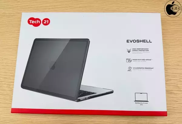 Apple Store、Tech21のMacBook Air用ハードケース「Tech21 EvoShell Case for MacBook Air」を販売開始