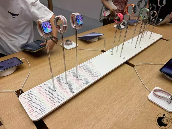 Apple Store、Apple Watchプライドエディションスポーツループ（2026）のディスプレイ展示を開始