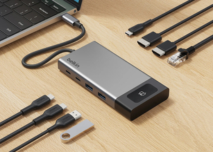 ベルキン、プライバシーボタン搭載ハブ「Belkin Connect 8ポート デュアルディスプレイ対応 USB-C ハブ」を販売開始