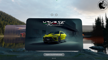ランボルギーニ、Apple Vision用公式アプリ「Automobili Lamborghini」をリリース