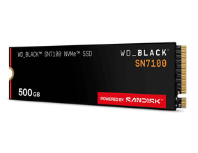 Amazon、SandiskのNVMe SSD 500GBモデル「WD_BLACK SN7100 NVMe SSD - 500 GB」を13,000円で販売中