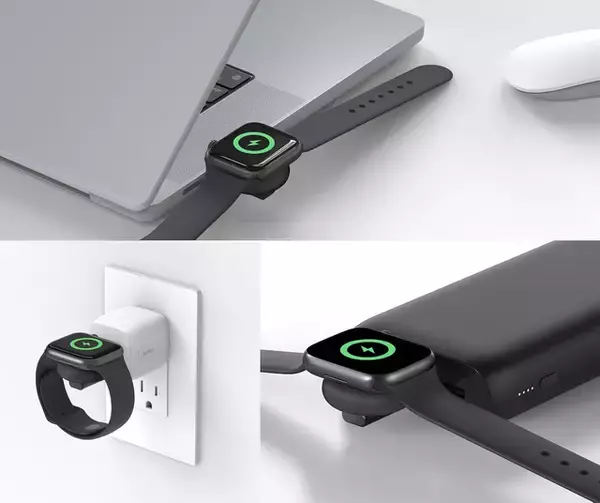 Amazon、ベルキンのApple Watch急速充電器「BoostCharge ポータブル USB-C Apple Watch充電器」を3,634円で販売中（タイムセール）