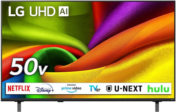 Amazon、LGのwebOS搭載HomeKit&Google Gemini対応50V型 4K液晶スマートテレビ「50NU850BPJA」を76,800円で販売中