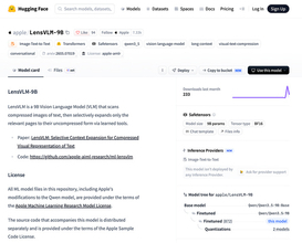 Apple、Qwen3.5-9BベースのLLMモデル「LensVLM-9B」を公開
