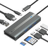 「Amazon、SanzangMasterのUSB-C接続8-in-1ハブ「SZPW-8P」を1,087円で販売中」の画像1