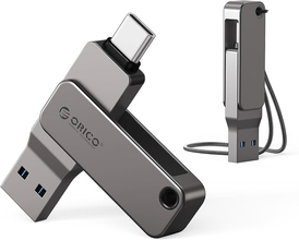 Amazon、ORICOのUSB-A/USB-C接続フラッシュメモリの128GBモデル「EB05-128GB」を2,239円で販売中（クーポン適用）