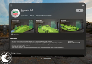 タグ・ホイヤー、Apple Vision用ゴルフコースアプリ「Immersion Golf」をリリース