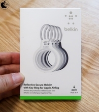 Apple Store、BelkinのAirTag用アクセサリー「Belkin Reflective Secure Holder with Key Ring for AirTag（4個入り）」を販売開始