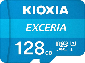 Amazon、KIOXIAのmicroSD カード 128GBモデル「EXCERIA LMEX1L128GG2」を1,380円で販売中