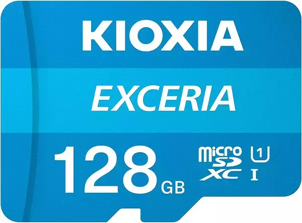 Amazon、KIOXIAのmicroSD カード 128GBモデル「EXCERIA LMEX1L128GG2」を1,380円で販売中