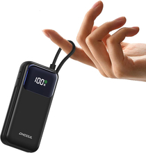 Amazon、CHCCULのUSB-Cケーブル内蔵10000mAhモバイルバッテリー「CHCCUL Y361」を999円で販売中（クーポン適用）