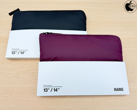 Apple Store、Rainsのラップトップスリーブケース「Rains Puffer Laptop Cover」を販売開始