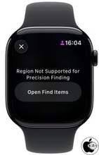 Apple WatchでAirTag（第2世代）を探す場合「正確な場所を見つける」機能は利用できない