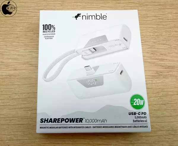 Apple Store、Nimbleのシェア可能なポータブルバッテリー「Nimble SharePower Portable Battery Charger」を販売開始