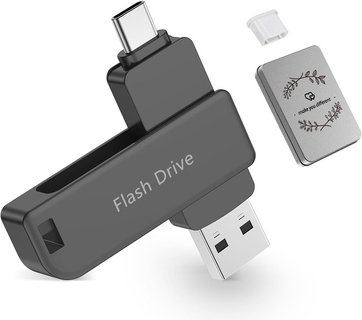 Amazon、XrpelinのUSB-A/USB-C接続フラッシュメモリの256GBモデル「UD60M2C」を1,399円で販売中（クーポン適用）