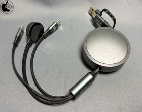 Amazon、CAFELEのApple Watch磁気充電器付きUSB-C 3 in 2充電ケーブルを2,399円で販売中（タイムセール）