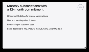 WWDC26：サブスクリプションの提供形態を拡張
