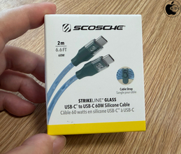 Apple Store、ScoscheのUSB-Cケーブル「Scosche StrikeLine USB-C - USB-C Cable」を販売開始