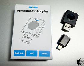 Amazon、 Volamのワイヤレス CarPlay アダプター「Volam RC24」を1,821円で販売中（クーポン適用）