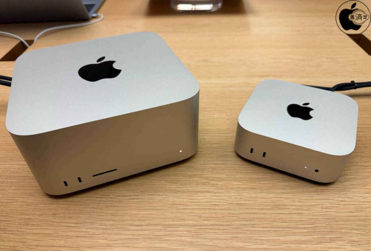AppleのデスクトップMac、Mac mini (2024)、Mac Studio (2025)に大幅な 