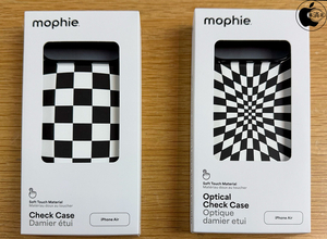 Apple Store、mophieのiPhone Air用MagSafe対応ケース「mophie Check Case for iPhone Air（MagSafe対応）」を販売開始