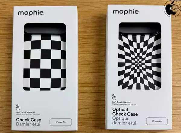 Apple Store、mophieのiPhone Air用MagSafe対応ケース「mophie Check Case for iPhone Air（MagSafe対応）」を販売開始