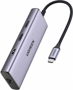 Amazon、UGREENの4K HDMI x2ポート、Ethernetポート付きUSB-C接続マルチハブ「UGREEN 9 IN 1 USB-Cハブ」を1,699円で販売中
