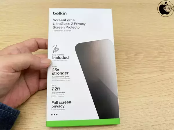 Apple Store、BelkinのiPhone 17 Proシリーズ用プライバシー画面保護ガラス「Belkin UltraGlass 2プライバシースクリーンプロテクター for iPhone 17 Pro」を販売開始