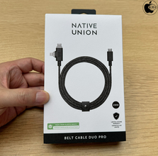 Apple Store、Native Unionの240W出力対応2-in-1充電編組ケーブル「Native Union Belt Cable Duo Pro 240W（USB-C - USB-C and Lightning）」を販売開始