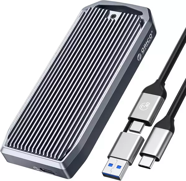 Amazon、ORICOのUSB4（USB 40Gbps）対応SSDケース「M2V01-C4-GY」を8,449円で販売中（クーポン適用）