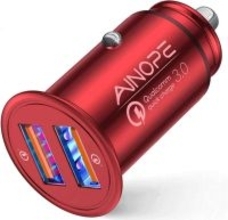 Amazon、AINOPEのデュアルQC3.0ポート充電カーチャージャー「AINOPE AV829」を499円で販売中（クーポン適用）