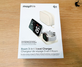 Apple Store、mophieのQi2 25W対応iPhone、Apple Watch、AirPod用ワイヤレストラベル充電器「mophie Roam 3‑in‑1 Travel Charger」を販売開始