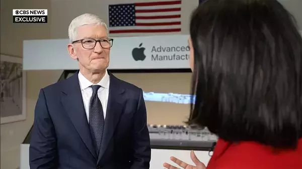 CBS News：Tim Cook CEO、在任期間中の功績についてコメント