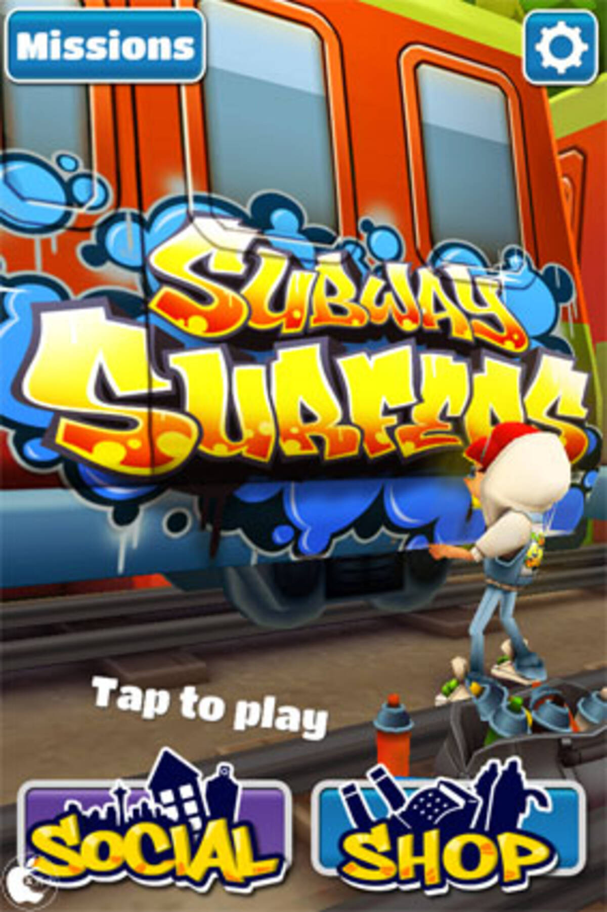 電車が走る線路を疾走するダッシュゲームアプリ Subway Surfers を試す 12年5月25日 エキサイトニュース