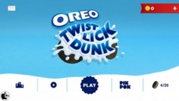 オレオのクッキーバスケットゲームゲームアプリ「OREO: Twist, Lick, Dunk」を試す