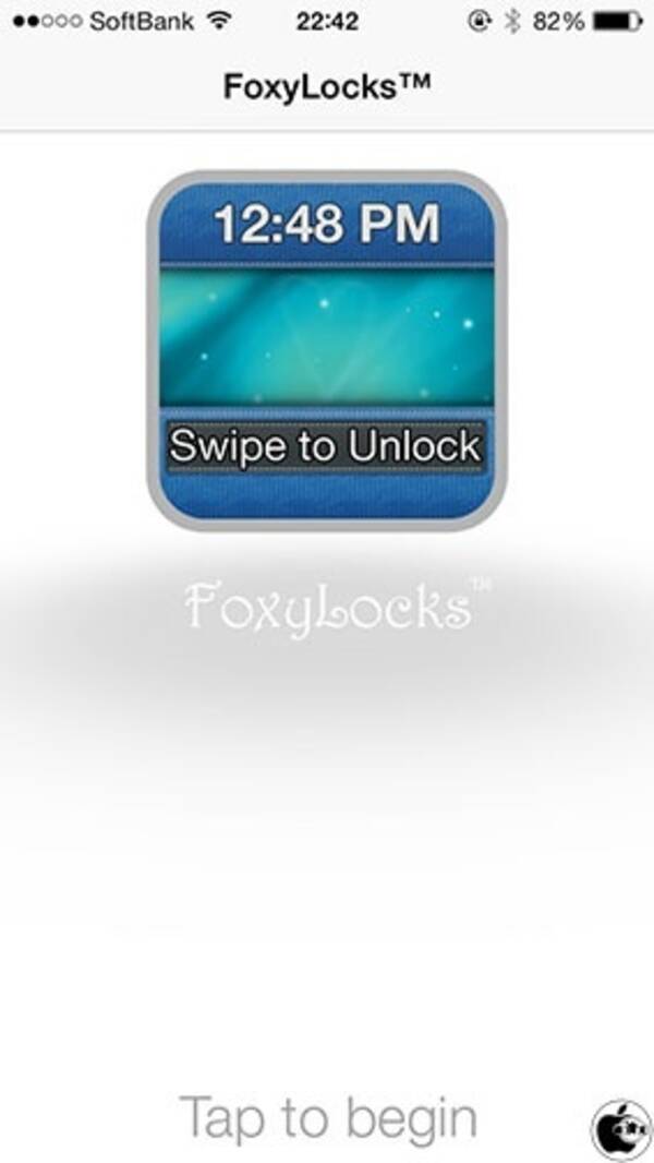 Ios 6風ロック画面を作成出来るアプリ Foxylocks を試す 13年12月25日 エキサイトニュース