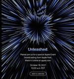 「Apple、2021年10月18日にスペシャルオンラインイベント「Unleashed.」を開催すると発表（日本時間10月19日）」の画像1