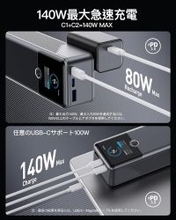 Amazon、SIXTHGUの140W出力対応20000mAhモバイルバッテリー「PowerTower P1」を4,849円で販売中（クーポン適用）